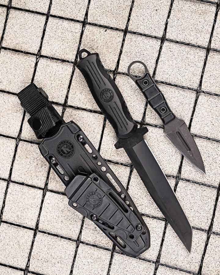 Набір ножів мисливських 2в1 Black, фото 1