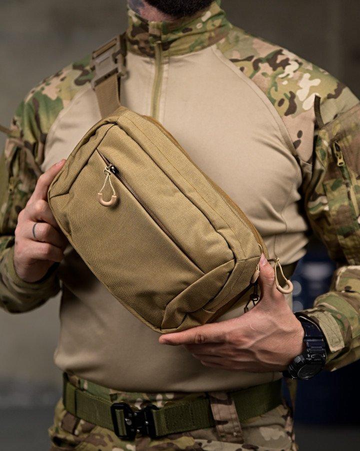 Тактична поясна сумка Laberis Койот 1.8 л, фото 1