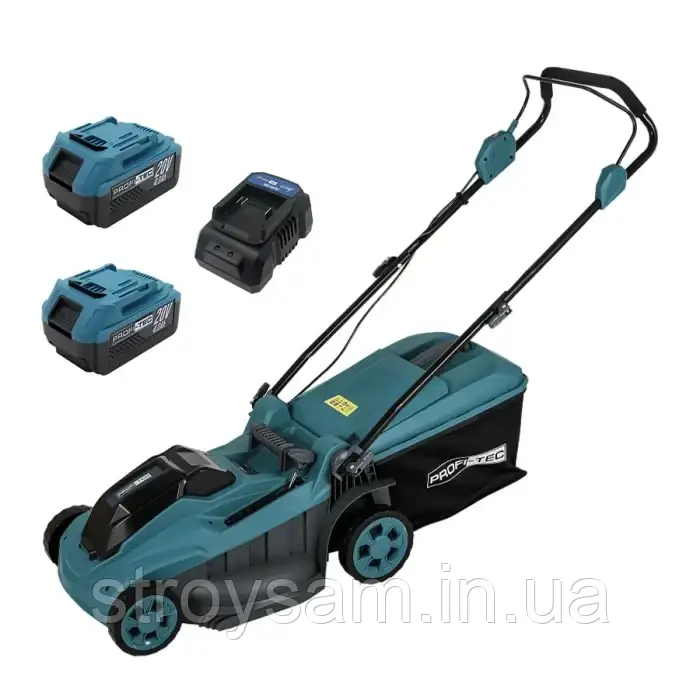 Газонокосарка акумуляторна PROFI-TEC EcoCut 43 Lite 4,0 Аг Німмечина, фото 1