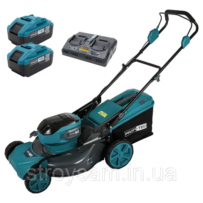 Газонокосарка акумуляторна PROFI-TEC EcoCut 51 Pro 8,0А·год Німеччина, фото 1