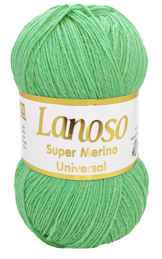 Пряжа Super Merino Universal Lanoso-915 м'ята, фото 1