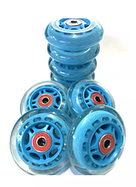 Комплект коліс 80 мм (8 шт.) для роликових ковзанів із підшипником, фото 4