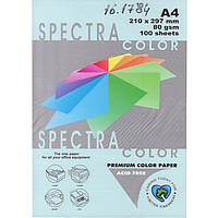 Бумага пастельных тонов Spectra_Color 120 светло-голубой А4 80гр 100л "Spectra_Color" паст Ocean