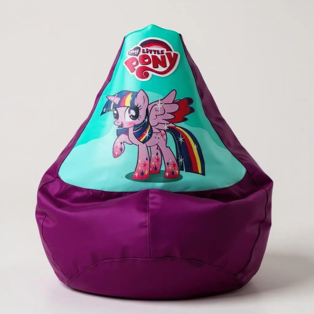 Дитяче Крісло груша мішок My Little pony 90х60 литл поні, фото 1
