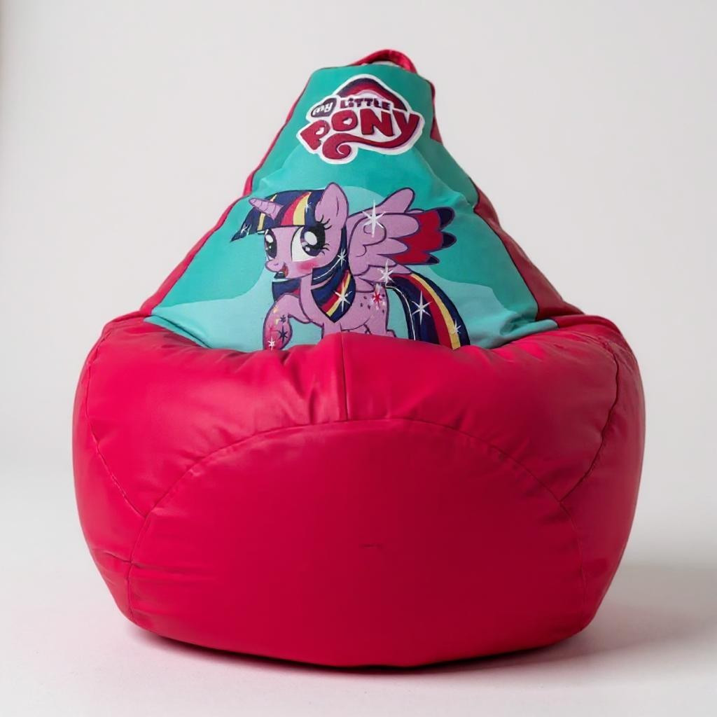 Дитяче Крісло мішок груша My Little pony 90x60 літл поні, фото 1