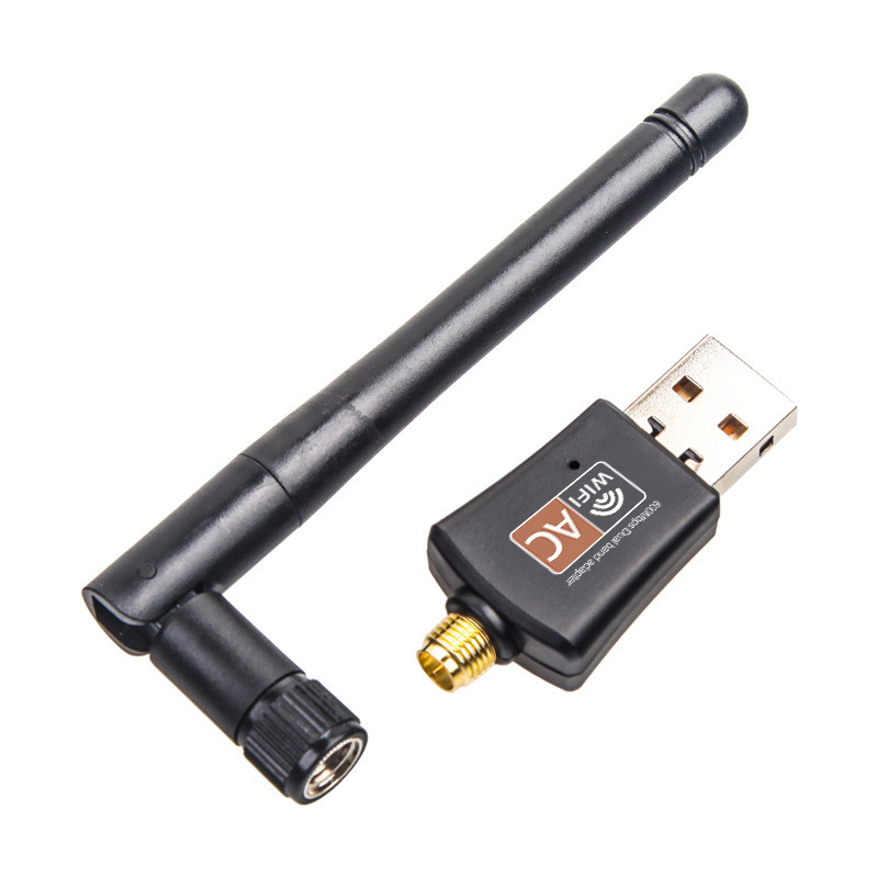 WiFi адаптер 600M USB 2.4G/5G AC. Двохдіапазонний з антеною, фото 1