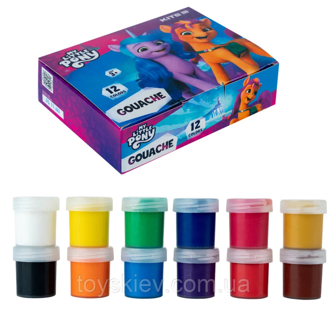 23-063 LP Гуаш 12 кольорів 20 мл, фото 1