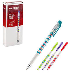 1049-07 AB Ручка кулькова Breeze син.