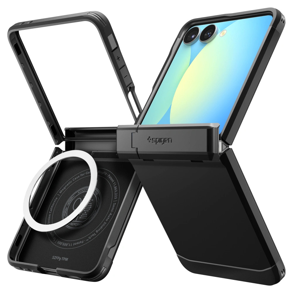 Чохол Spigen Tough Armor Pro MagFit до Samsung Galaxy Flip 7 Black (ACS09561), фото 1