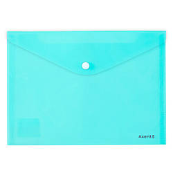 1522-18-A Папка на кнопці А5 Pastelini м'ятна