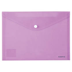 1522-36-A Папка на кнопці А5 Pastelini серенева