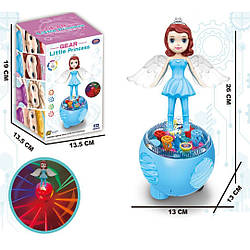 617-201 Лялька, обертатися, світло, музика, у коробці.