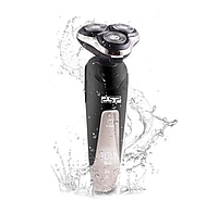 Аккумуляторная электробритва мужская, водонепроницаемая электрическая бритва для бороды DSP 60017