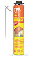 Клей-піна 2 в 1 ТКК PU FIX  INSULATION ADHESIVE 800 мл