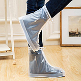 Чохли-бахіли силіконові силіконові силіконові водонепроникні чохли бахіли для взуття чоловічі S M L XL 2XL 3XL, фото 9