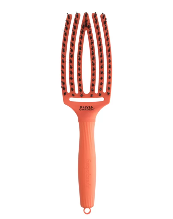 Щетка Finger Brush Care Iconic Boar&Nylon Orange Spritz, фото 1
