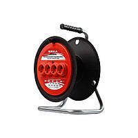 Котушка для подовжувача, з ж/к 4 гнізда ERKA 500