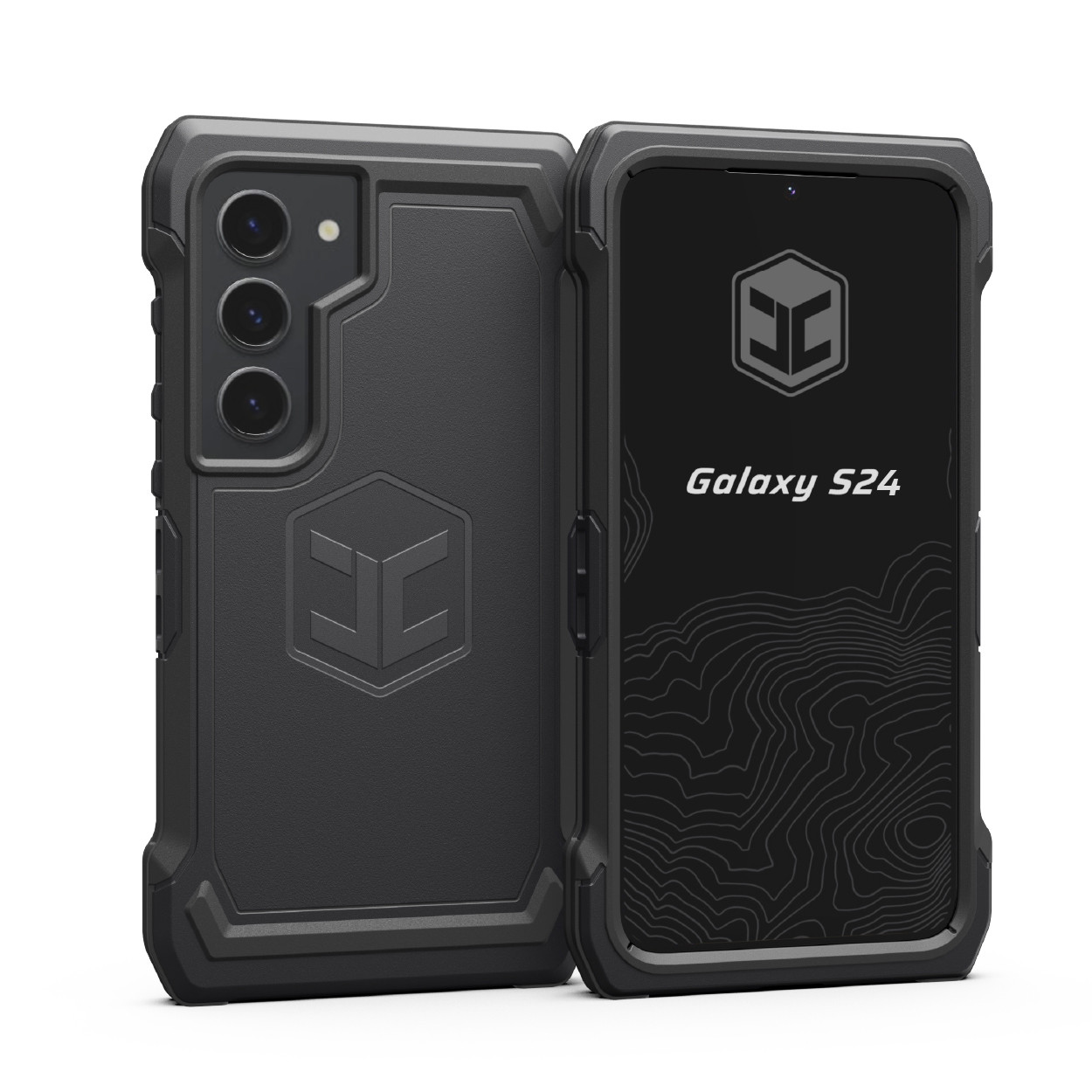 Чохол протиударний Juggernaut Galaxy S24 ENDVR Phone Case, Розмір: Small, Колір: Black, JG.ENDVR.S24-B, фото 1