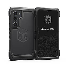 Чохол противоударный Juggernaut ENDVR Galaxy S24 CASE, Розмір: Small, Колір: Black