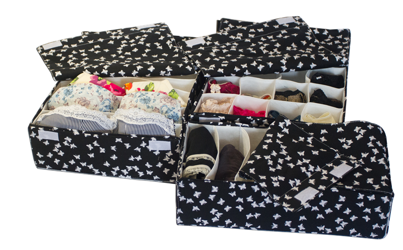 Комплект органайзерів з кришками з 3 шт