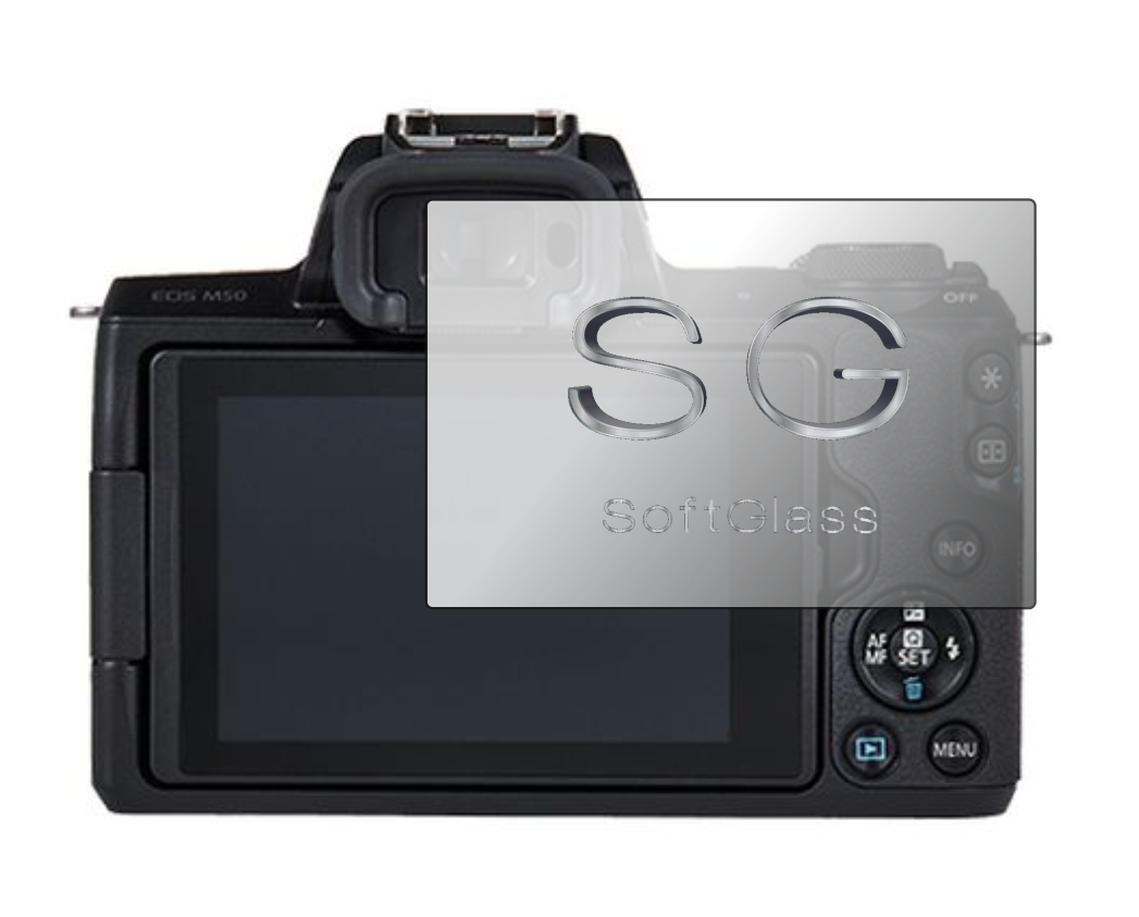 Бронеплівка для Canon EOS M50 на екран зносостійка поліуретанова SoftGlass, фото 1