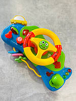 Автотренажер M 4095 UA 29см, навчальний, музика та звук (український), світло, 2 кольори, на батарейках, в коробці, 32-20-8,5см, фото 5