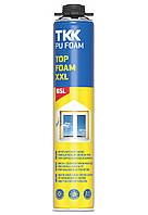 Піна монтажна під пістолет 850 мл 65 л вихід піни ТКК PU FOAM UNIVERSAL