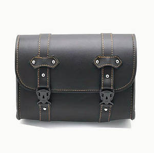 Ретро дорожня шкіряна мотосумка, сідельна сумка на мотоцикл