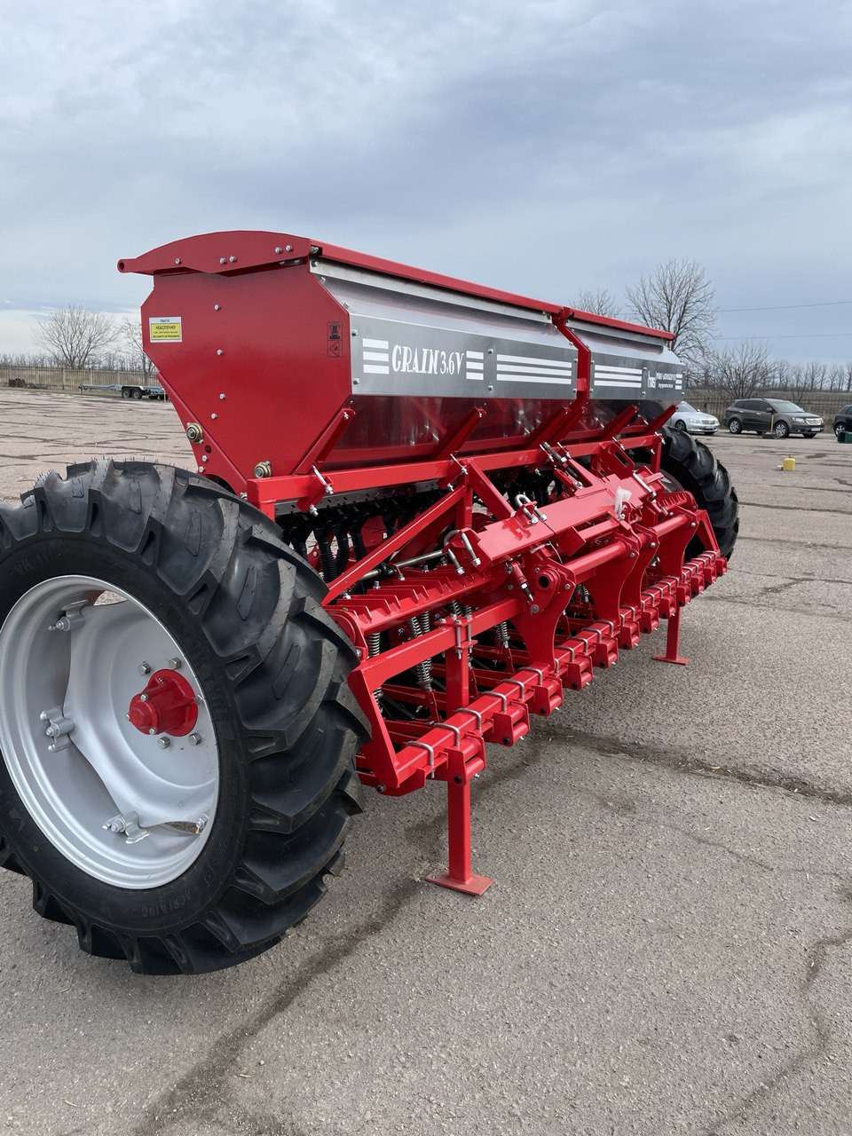 Сівалка зернова GRAIN-3,6V (СЗ-3,6) варіаторна зернотукова універсальна для рядкового посіву, фото 1