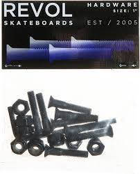 Болти для скейтборду REVOL Black Allen 1"