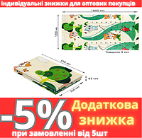 Дитячий складаний розвиваючий термокилимок 120х180х0,8см "Кошенята на риболовлі | Цуценята" (275) SW-00001318