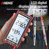 Мультиметр цифровий тестер ANENG 681 чорний, фото 3