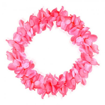 Гавайські леї рожеві Орхідеї. Гавайські намистини, фото 1