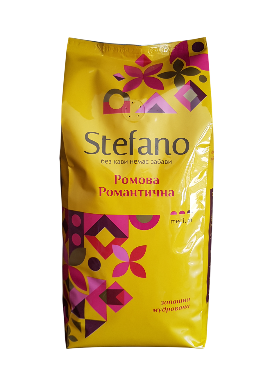 Кава зернова Stefano Ромова Романтична з ароматом рому та карамелі 900 грамів, фото 1
