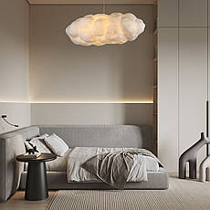 Люстра-підвіс 90см ХМАРИНКА із тканини на 5 ламп (805-8001-1), фото 3