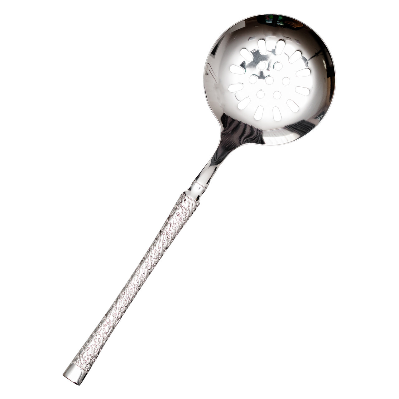 Шумівка для зняття піни з нержавіючої сталі 26.5 (см) ложка шумівка кухарська ложка для зняття пінки HP-8-50, фото 1