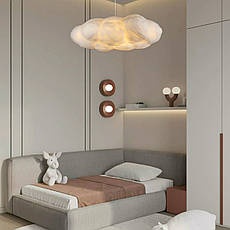 Люстра-підвіс 80см ХМАРИНКА із тканини на 3 лампи (805-8001-1), фото 3