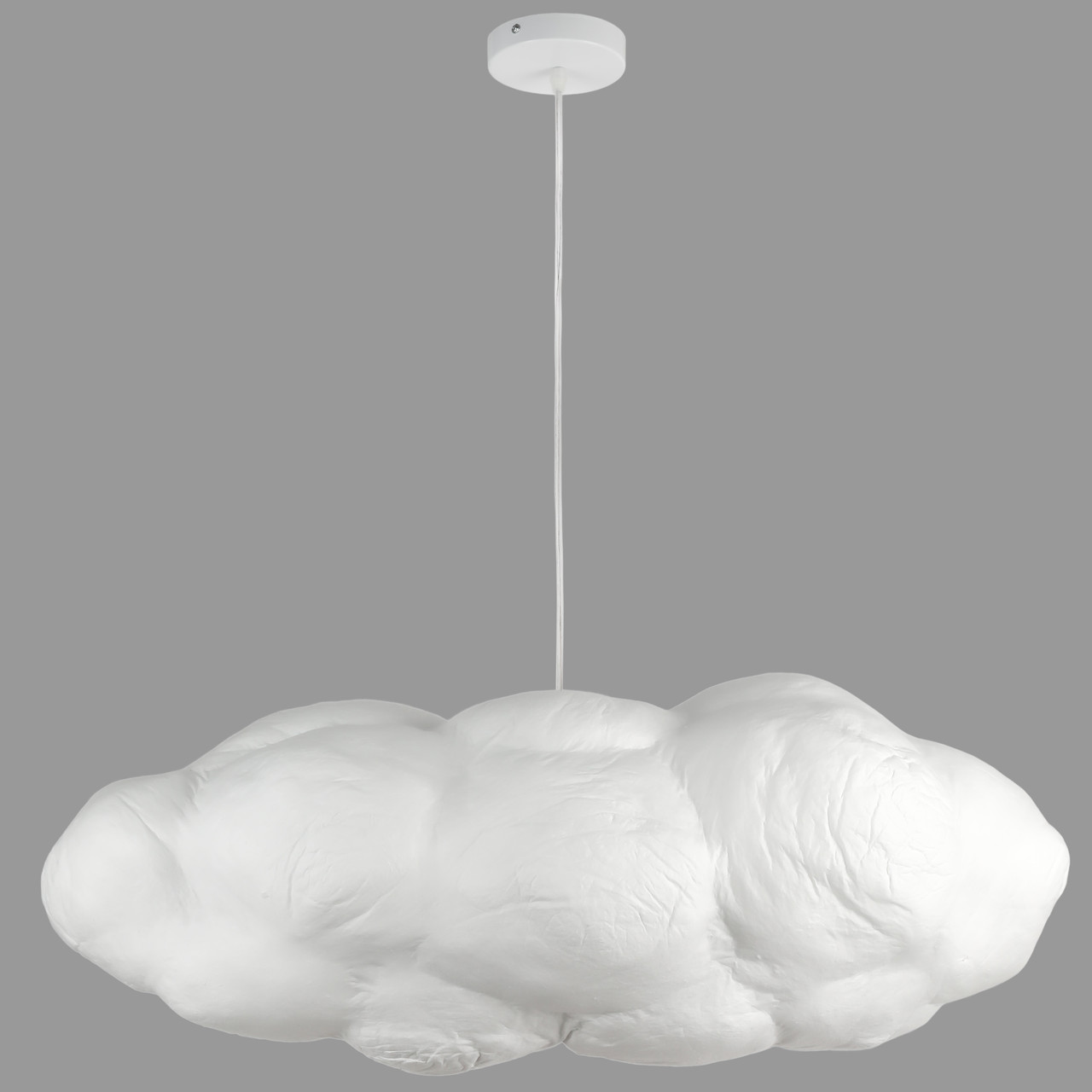 Люстра-підвіс 80см ХМАРИНКА із тканини на 3 лампи (805-8001-1)