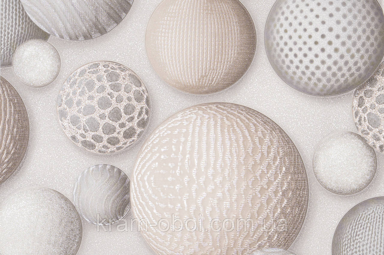 Слов'янські шпалери КФТП вологостійкі винілові на паперовій основі супер мийка 10м*0,53 9В49 Аксіона 5897-01, фото 1