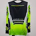 Джерсі для моток кросу Mendelor Pro чорно- салатовий розмір L, фото 2