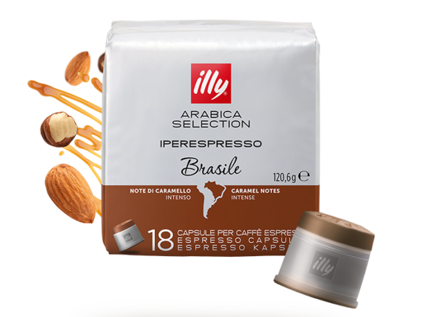 Кава в капсулах illy IperEspresso Brasile 18 шт., Італія Іллі айпер, фото 1