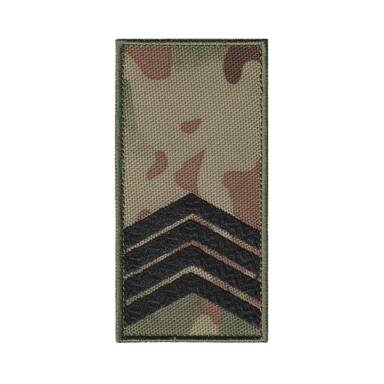 Вишитий погон старший сержант ЗСУ Мультикам MultiCam на липучці.