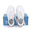 Жіночі кросівки Adidas Originals Sambarose W White Gold Взуття на літо Адідас білі повсякденні текстиль шкіра, фото 6