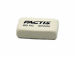 Ластик Factis 80RC білий прямоуг 28,2х19,5х7мм синтетичний каучук Spain