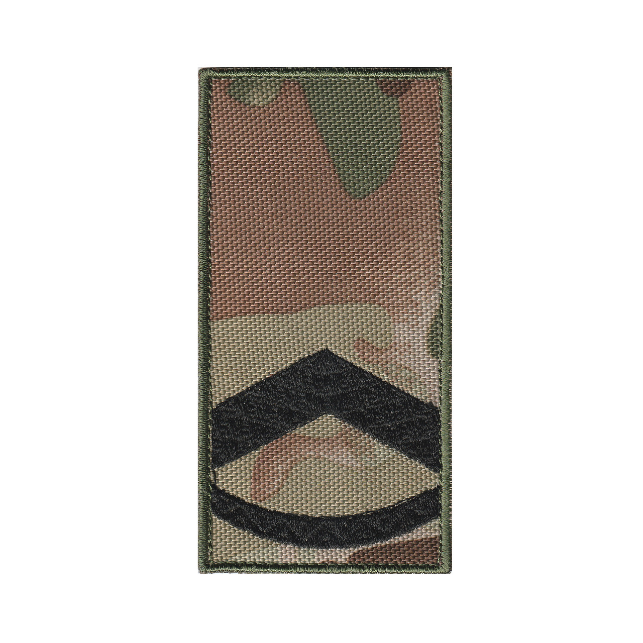 Вишитий погон штаб-сержант ЗСУ Мультикам MultiCam на липучці.