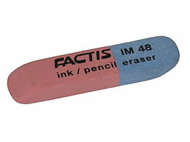 Ластик Factis 48IM червоно-синій клінов 62х14,5х7,5мм каучук