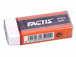 Ластик Factis 20ES білий прямоуг 28х60х13мм супер м'який
