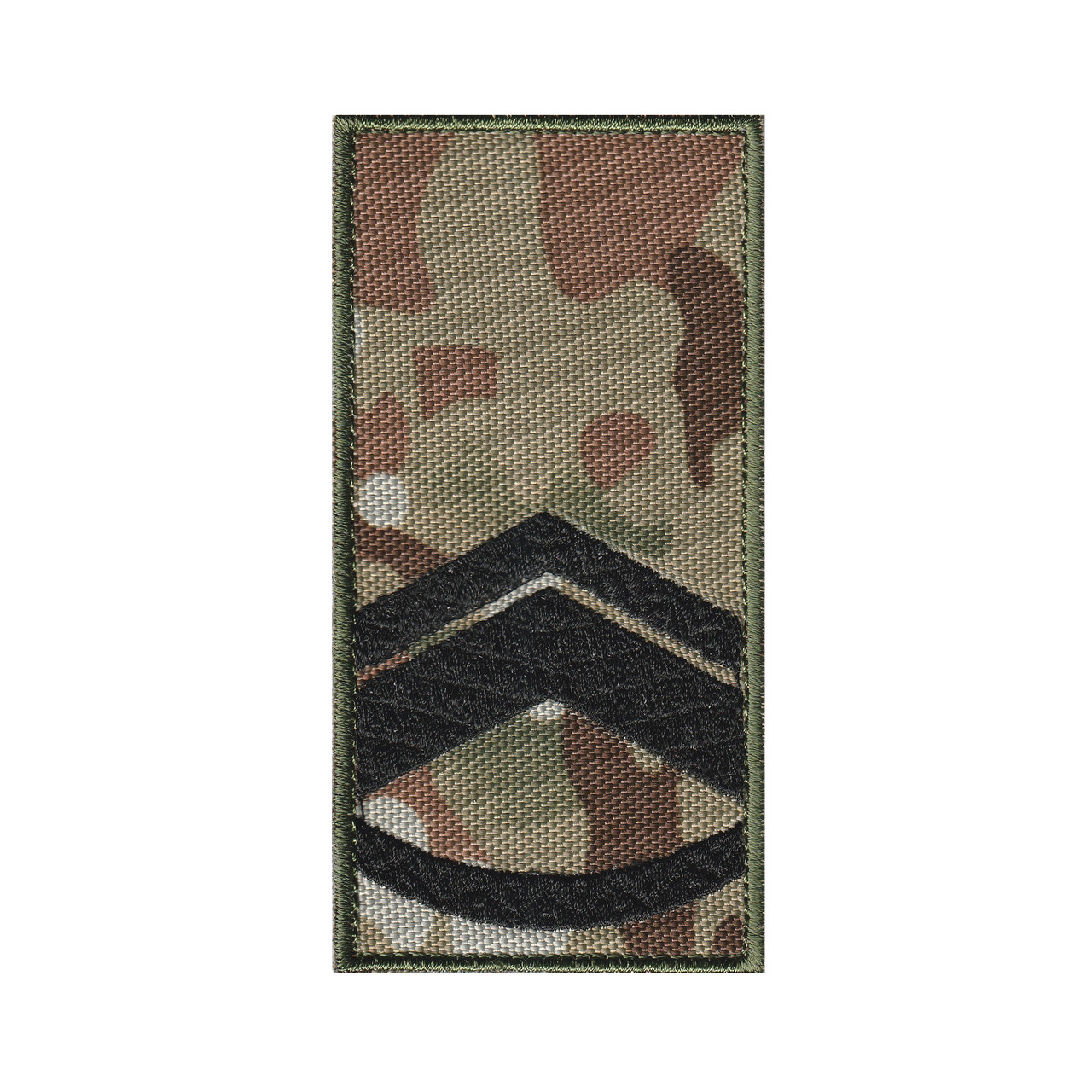 Вишитий погон майстер-сержант ЗСУ Мультикам MultiCam на липучці.