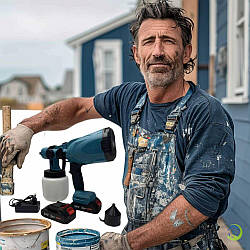 Фарбопульт акумуляторний Professional Power Tools Portable Spray Gun — якість, що перевершує очікування!
