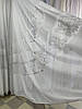 Тюль бамбук, вишивка заввишки 2,8 м. біла, фото 6